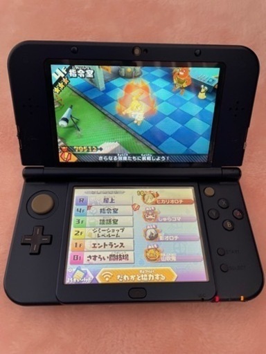 3DSLL ネイビー　充電器なし本体のみ　妖怪ウォッチバスターズソフト付き