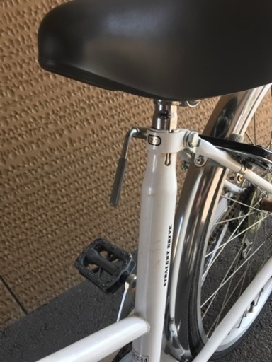 自転車(27インチ) 白　【お渡し先決まりました】