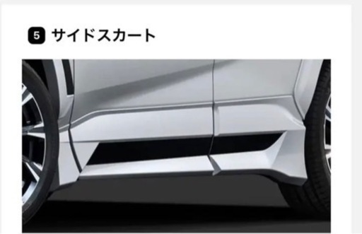 新品トヨタ RAV4 エアロパーツ　サイドスカート(運転席側)
