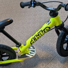 ディーバイクキックス AL ネオンイエロー アイデス D-Bike KIX AL（ヘルメットS付・キズ無し）の画像