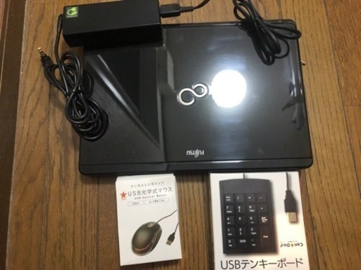 FUJITSU SH76/DN i7-2620M メモリ16GB BDドライブ　光学式マウスおまけ