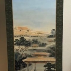 掛け軸⑦【首里城・肉筆・近藤清風】