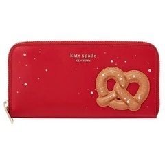 ケイトスペード New York★ 長財布 新品 赤 レッド ラ...