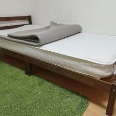 シングルベッド(フレーム+マットレス+トッパー)