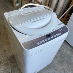 洗濯機 シャープ 2018年式の画像