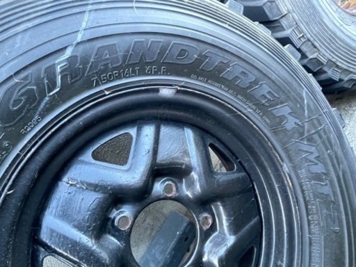 グラントレック MT2 7.50 16インチ JA11ジムニー 純正鉄チン付きタイヤ組み換え対応可能