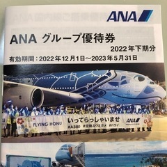 ANA グループ優待券の画像