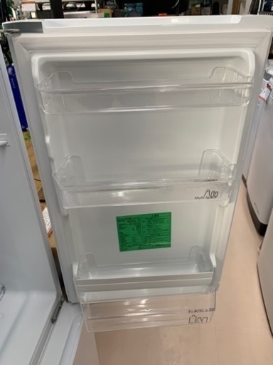 美原店:万代店　美品　2021年製 YAMADA 156L / 2ドア冷凍冷蔵庫/右開き【YRZ-F15G1】フロント庫内LED灯!!