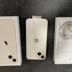 I phone 13 128G ホワイト SIMフリーバージョン　売りますの画像
