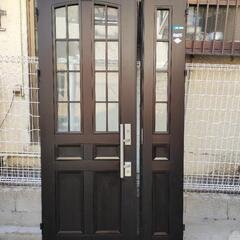 受け渡し決まりました　玄関親子ドア、YKK.PRONTO、アルミ製