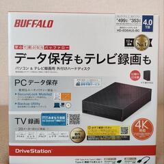 新品未開封品 バッファロー HD-EDS4U3-BC　3.5イン...