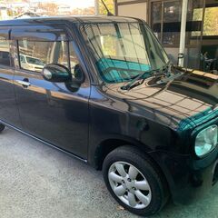 25年式　とても綺麗なラパンⅩ　車検6年5月　人気の黒色　格安即戦力の画像