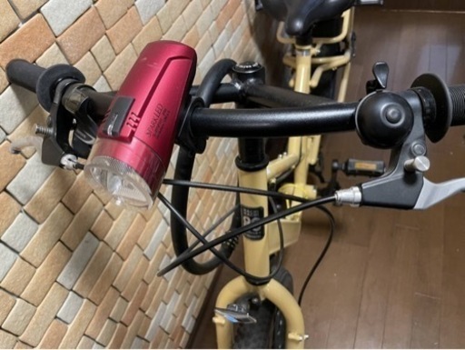 値下げした！かっこいい黄色　あさひ 88サイクル　パパチャリ　ブルー