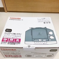 【引取】CDラジカセ TY-CK2 東芝の画像