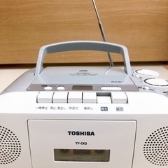 【引取】CDラジカセ TY-CK2 東芝の画像