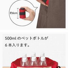 大幅値下げ！【新品】一気にたためるポケッタブルバッグ　シュパット　赤　Ｓ　一つ800円の画像