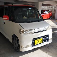 タント　タイベル交換済み　17インチホイル　ナビ　ドラレコ　レザ...