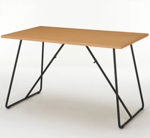 【最終値下げ】無印良品　折りたたみテーブル・幅１2０ｃｍ・オーク材
