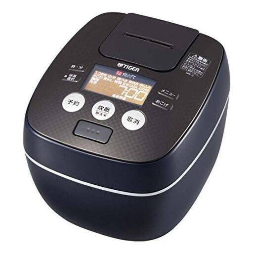 値下げ不可！　タイガー 炊飯器 5.5合 圧力 IH ブルー ブラック 炊きたて 炊飯 ジャー JPB-G101-KA Tiger　中古