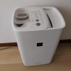シャープの加湿器 プラズマクラスター搭載 ホワイト HV-J55W