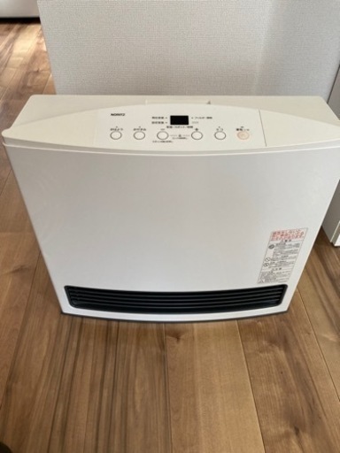 (取引完了)都市ガス　ノーリツ　ガスファンヒーター