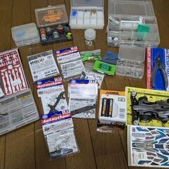 8/7まで【ミニ四駆】タミヤ充電器＆電池、ニッパー、モーター、各...