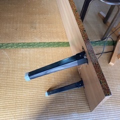 津軽塗り？長テーブルの画像