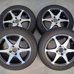 中古スタッドレス＋ホイールセット｜旧式ムーブ、タントに｜155/...