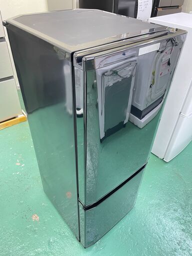★2ドア冷蔵庫★ 2020年 146L MR-P15E-B1 46Lボトムフリーザー 三菱電機 新生活 一人暮らし 生活家電 福島 郡山市