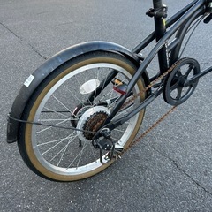 折りたたみ自転車の画像