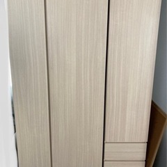 【受渡完了】左のワードローブ両開扉２段　（右は別掲載）