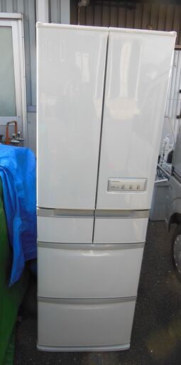 yw230112-002W HITACHI R-SF42XM 日立ノンフロン 冷凍冷蔵庫 2007年製 415L 日立 冷蔵庫 中古品