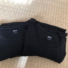 ユニクロ　レディースロングTシャツ2枚　引き取り限定