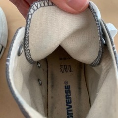 コンバースオールスター　ハイカットスニーカー　チャコール　23cmの画像