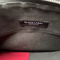 ブラックレーベル　クラッチバック　美品の画像