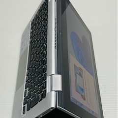 【引取先決定】配送可！　年賀状　新品SSD、Windows11搭載　DELL製ノートパソコン　360°ヒンジ、タッチパネル、カメラ、Bluetooth、ACアダプター付属の画像