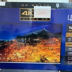 49インチ　4k 液晶テレビの画像