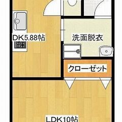🏠　広々37㎡の1DKで家賃3.6万円！お得な物件をご紹介♪★礼...