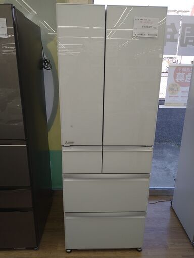 ★ジモティ割あり★ 三菱　MR-WX47G-W1 6ドア冷蔵庫 470L 年式2022年製 動作確認／クリーニング済み KJ1232