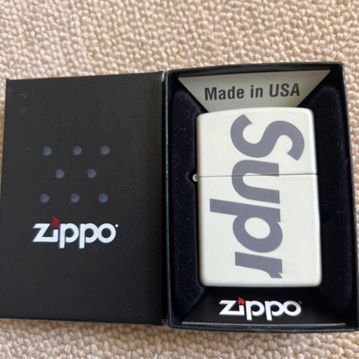 supreme ジッポ　白