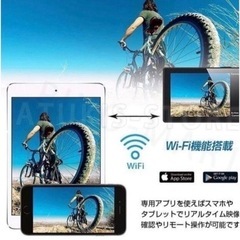 Ultra HD 4K BLACK アクションカメラ　防水！　今日発送可能です．の画像