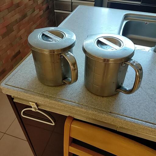 店舗用品　ステンレス量器　ステンレス容器
