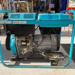 中古品△YANMERヤンマー　YDG600T-Eディーゼル発電機　三相200V 100V　バッテリー要交換の画像