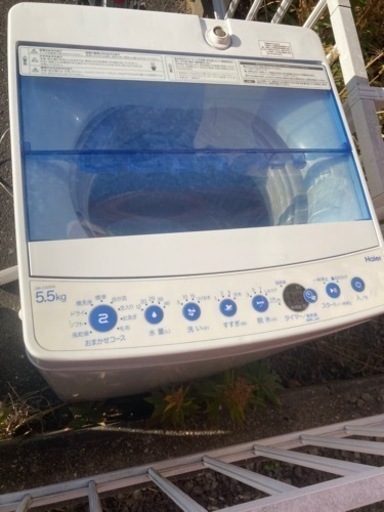美品　洗濯機　5.5kg