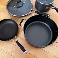 カルファロン　calphalon フライパン　鍋　4点セットの画像