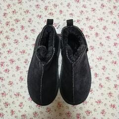 新品 ボアブーツ 黒19cm しまむらの画像