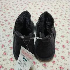 新品 ボアブーツ 黒19cm しまむらの画像