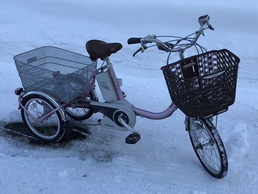 パナソニック　電動アシスト三輪自転車 BE-ENR834M バッテリー12Ah