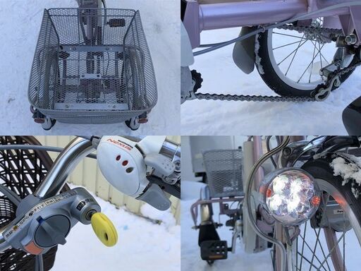 パナソニック　電動アシスト三輪自転車 BE-ENR834M バッテリー12Ah
