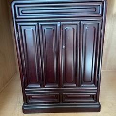 仏壇　引き出し付の画像